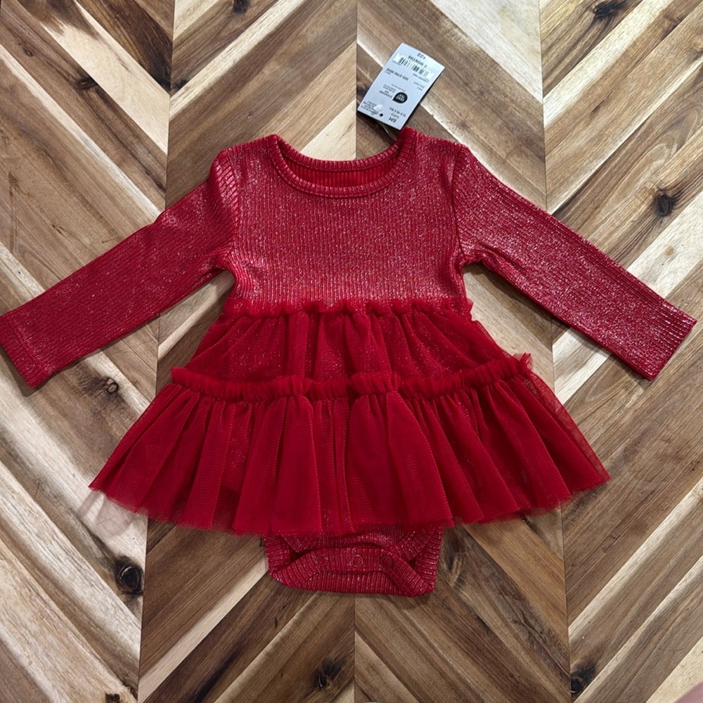 BNWT Red Okie Dokie Baby Girl Outfit